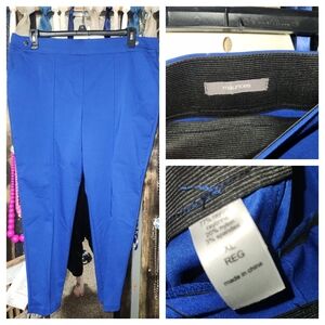 Maurices Cropped Dress Pants Royal Blue XL
